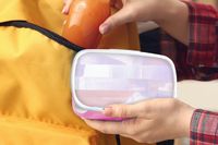 MuchoWow Broodtrommel Roze - Lunchbox voor Kinderen - BPA-vrij - 1.5L