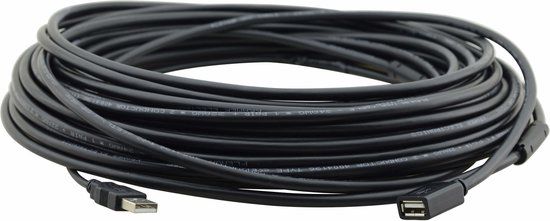 Kramer Electronics CA-UAM/UAF-25 USB 2.0 Kabel 7,6 m Zwart