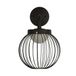 Searchlight Cabin - applique murale d'extérieur - 26 x 39 cm - LED 18W incluse - IP44 - noir et opale