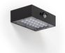 LEDKIA Karl Applique Murale Extérieure Led 3w Éclairage Double Face Avec Capteur Pir Solaire 3000k Noir Blanc Chaud
