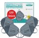 Elzusha - Set van 120 FFP2 Maskers met Certificering