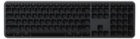 Clavier sans fil clavier avec bloc numérique - Bluetooth et 2,4 GHz - QWERTY (États-Unis) - Noir