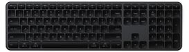 Clavier sans fil clavier avec bloc numérique - Bluetooth et 2,4 GHz - QWERTY (États-Unis) - Noir