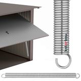 KOTARBAU® Garagedeur veer draad 570 mm torsieveer veer garagedeur trekveer garagedeur