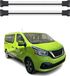 Omac Barres De Toit En Aluminium Pour Nissan Nv300 2016-2021 – Tüv / Din 75302:2019 – Charge Max 75 Kg – 2 Barres Argent