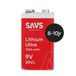 SAVS S9VL 9V Lithium batterij
