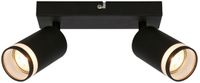 B.K.Licht Briloner Rub - Plafondspot - 2832025 - Draaibaar - Acryl toepassing - 20 x 6 x 16 cm - Zwart
