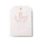 Verpakking Communiekaarten bloemen hoeken 2,7 x 4 cm