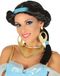 FIESTAS GUIRCA perruque de princesse orientale avec bandeau bleu pour femmes - Noir - Synthétique