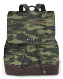 Sac à dos léger avec imprimé camouflage pour femmes