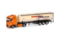 Herpa vrachtwagenmodel Mercedes-Benz Actros Procabin Streamspace silo-oplegger "Steinkühler" 1:87