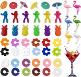 Marqueurs en verre set van 48