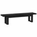 vidaXL Banc de salle à manger NOAIN 160 x 41 x 45 cm Bois de pin massif Noir