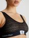 Calvin Klein Bralette Dentelle QF7233E UB1 Black Panterprint Polyester XS
