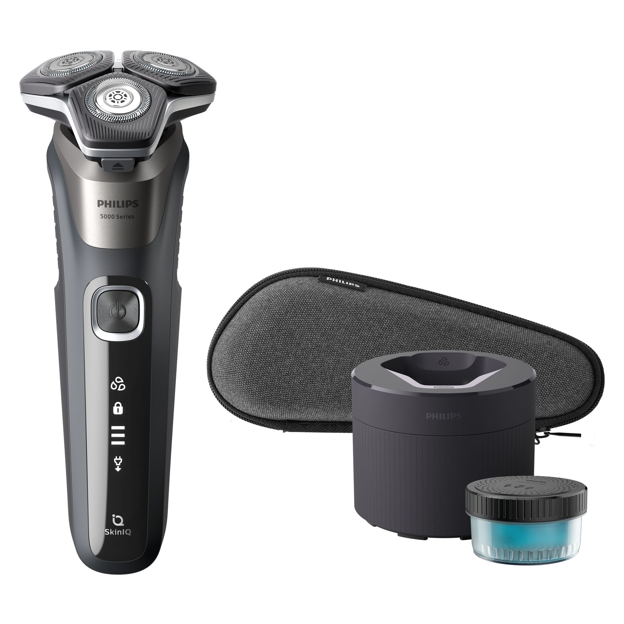 Philips Series 5000 S5887/50 - Elektrisch scheerapparaat - Nat en Droog - Grijs