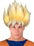 FUNIDELIA Super Saiyan Pruik Dragon Ball voor mannen - Geel