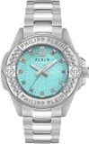 Philipp Plein Plein Majesty PWOFA0425 Horloge - Staal - Zilverkleurig - Ø 38 mm