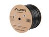 Lanberg LAN kabel CAT 6 UTP 305M Outdoor FLUKE PASSED CU Netwerkkabel Zwart