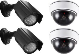 Alecto DC KIT Dummy Camera diefstal preventie set Met 2 Dome