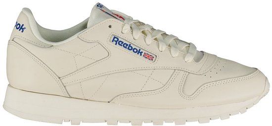 Reebok Classics Classic Leather Unisex Sneakers - Chalk / Vector Blue / Vector Red - EU 36.5