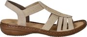 Rieker Sandalen Plat Sandalen Plat - Beige - Maat 40