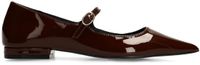 Sacha - Dames - Bruine lak ballerina's - Maat 37