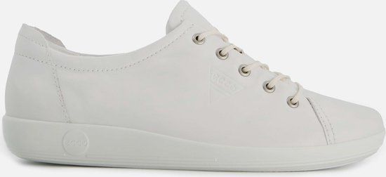 ECCO Soft 2.0 Veterschoenen Dames Wit Maat 41 - 206503 - White Feather