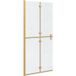 Maison Exclusive Paroi de douche à l'italienne doré 90 x 6,5 x 190 cm