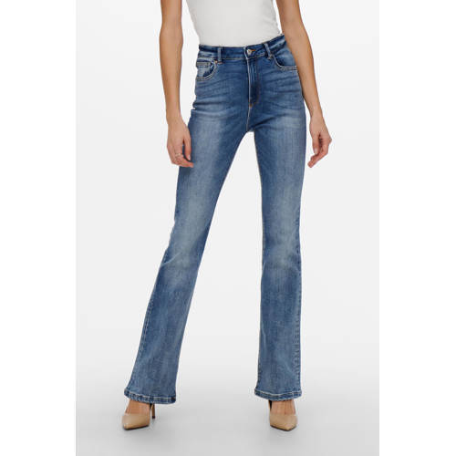 ONLY ONLY high waist flared jeans ONLMILA medium blue denim
