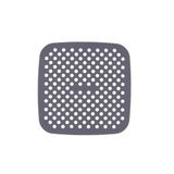 Quid Naturalia Vierkante Friteuse Pad 18,7 cm Grijs