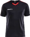 Craft Progress Contrast Shirt Korte Mouw Heren - Zwart / Rood