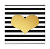 Homemania Afbeelding met hart, voor woonkamer, slaapkamer, meerkleurig, 60 x 3 x 60 cm, HM20KNV60 x 60 – 290, polyester, hout