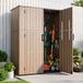 VEVOR Armoire de jardin abri de jardin 1420x670x1760 mm Brun