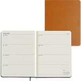 de KEMPEN Weekplanner 2027 A5 1 week op 2 pagina's Engels Bruin