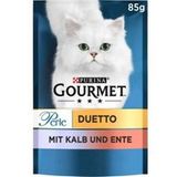 GOURMET Perle Duetto 24 x 85 g Kalf en eend