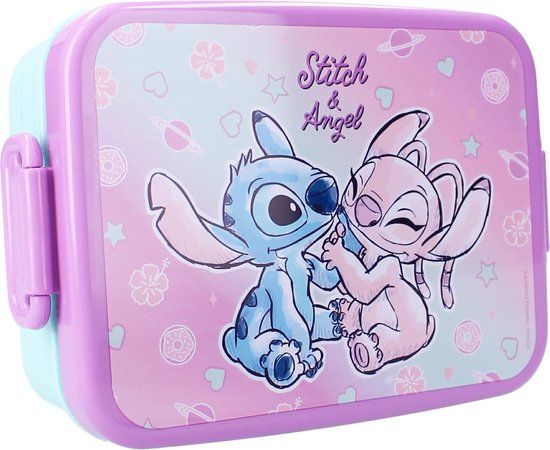 Lilo & Stitch Lunchbox - Brooddoos - Multi Colour - 18 x 13 x 6 cm - 2.5L