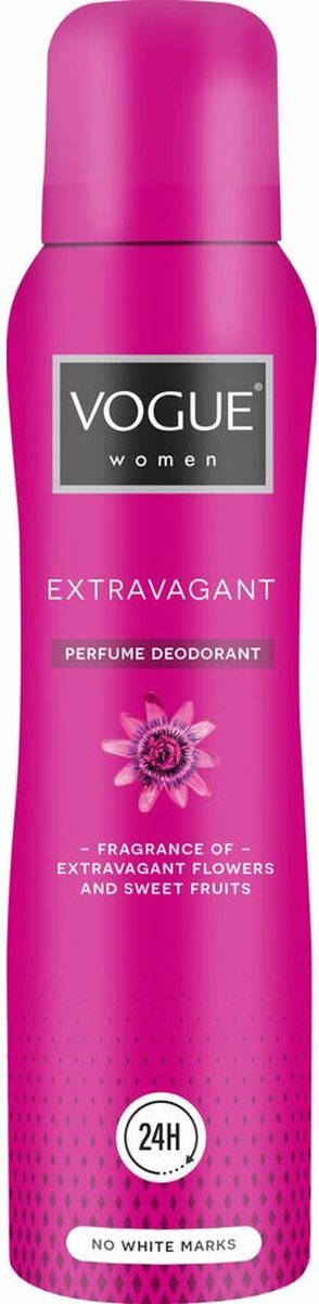 Vogue 6x Extravagant Parfum Deodorant 150 ml