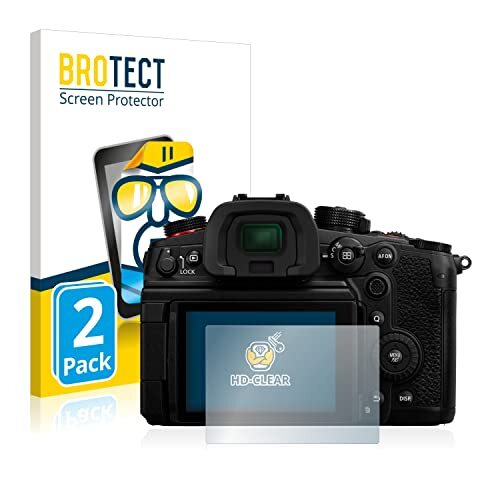 brotect 2x Schermbeschermer compatibel met Panasonic Lumix DC-GH6 Screen protector transparant