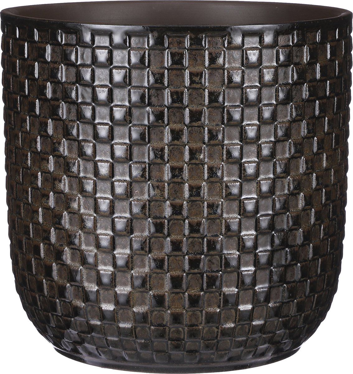 Mica Decorations Daan Bloempot - H20,5 x Ø21,5 cm - Zwart