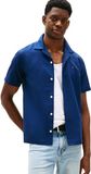 Tommy Hilfiger Chemise en lin mélangé uni Carbon Navy Taille : L