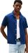Tommy Hilfiger Chemise en lin mélangé uni Carbon Navy Taille : L