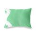 BonaMaison Petrol Groen-Wit Decoratieve Kussensloop, Kussenhoezen Bank, Decoratieve Kussenhoesjes, Kussensloop; Sofa, Slaapkamer, Kantoor, Auto 45x60 Cm - Ontworpen en vervaardigd in Turkije