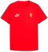 Puma T-shirt Sporting Gijón Teamking Rood Garçon 9-10 Ans