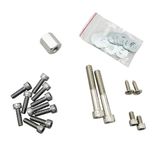 cyclingcolors Paneelschroeven voor motorkap motorfiets scooter bromfiets staal verchroomd compatibel met MBK Booster Yamaha bws