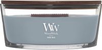 WoodWick Heartwick Flame Ellipse Bougie parfumée - Terra Haze - 50 heures de combustion