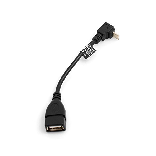 Systems Micro USB stekker 90° graden neerwaarts hoek kabel naar USB type A bus adapter 13cm