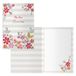 DOHE - Bedankkaarten "Hartelijk dank" - Verpakking van 6 stuks - Afmetingen: 11,5 x 17 cm (gesloten) - Inclusief envelop voor het opbergen van de kaart - model Petalos