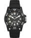 Timex Main Street 42 mm herenhorloge - zwarte siliconen band zwarte wijzerplaat zwarte kast TW5M61200