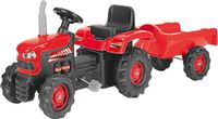 Dolu Rood Traptractor met Aanhangwagen 8153
