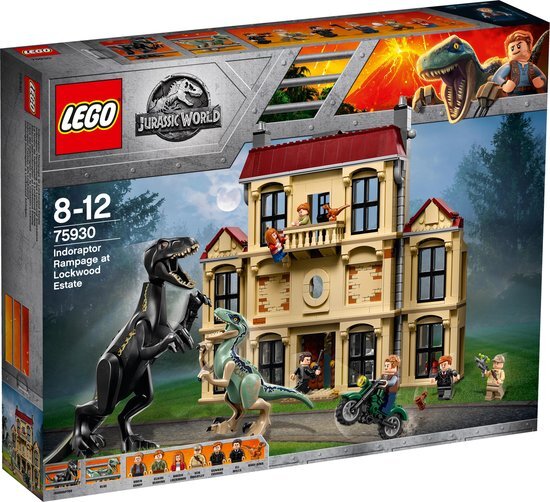 lego Jurassic World inoraptorchaos bij Lockwood Estate 75930